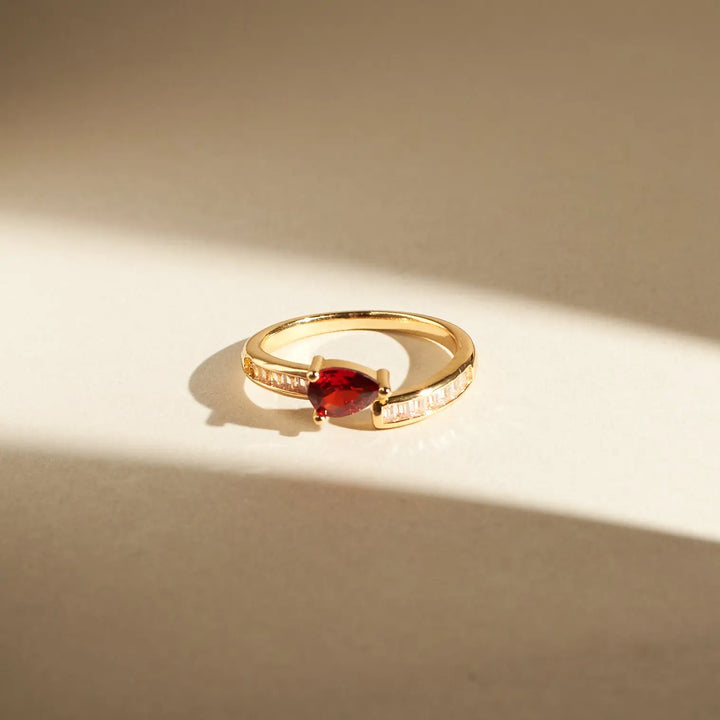 Burgundy Blaze Ring | Salty