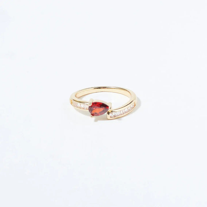 Burgundy Blaze Ring | Salty