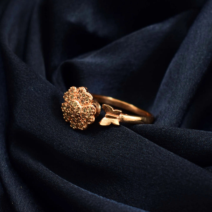 Buttercup Spinner Ring - Rose Gold - Salty Accessories
