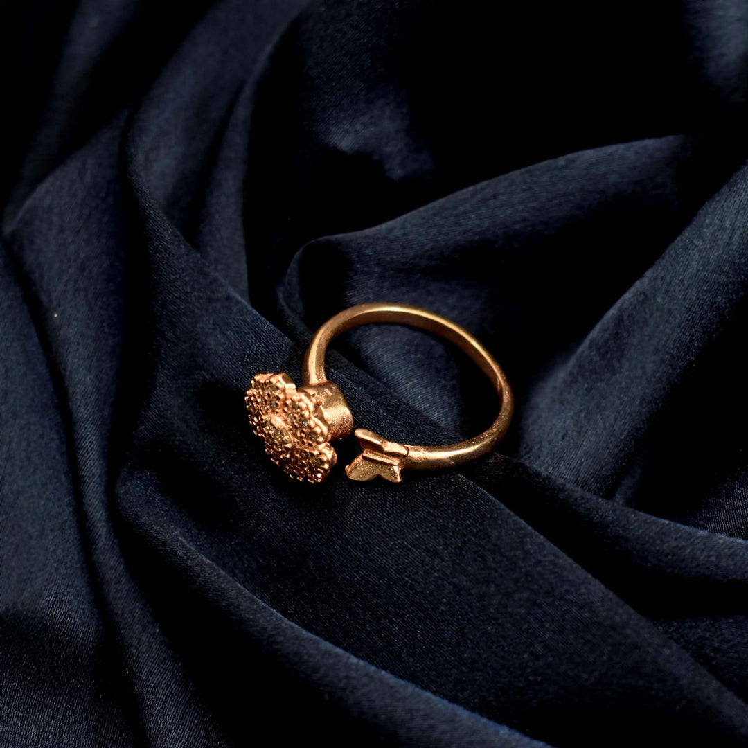 Buttercup Spinner Ring - Rose Gold - Salty Accessories