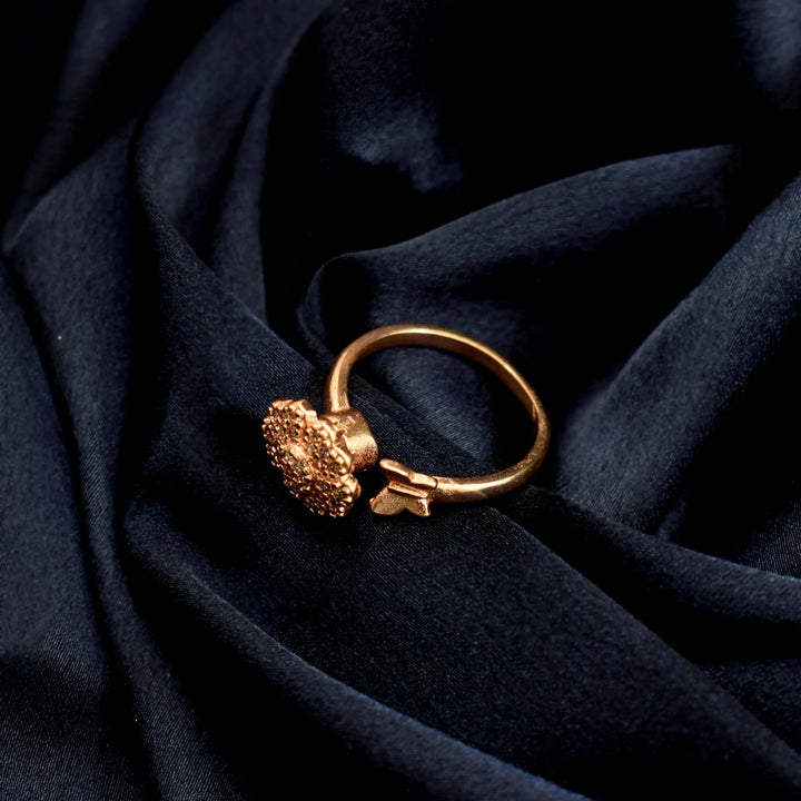 Buttercup Spinner Ring - Rose Gold - Salty Accessories