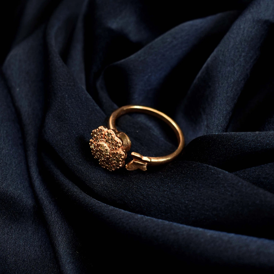 Buttercup Spinner Ring - Rose Gold - Salty Accessories