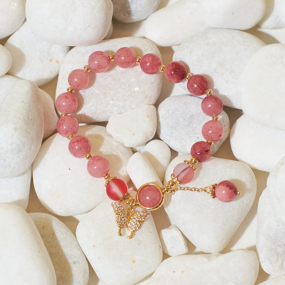Butterfly Kissed Beaded Band - Salty Accessories