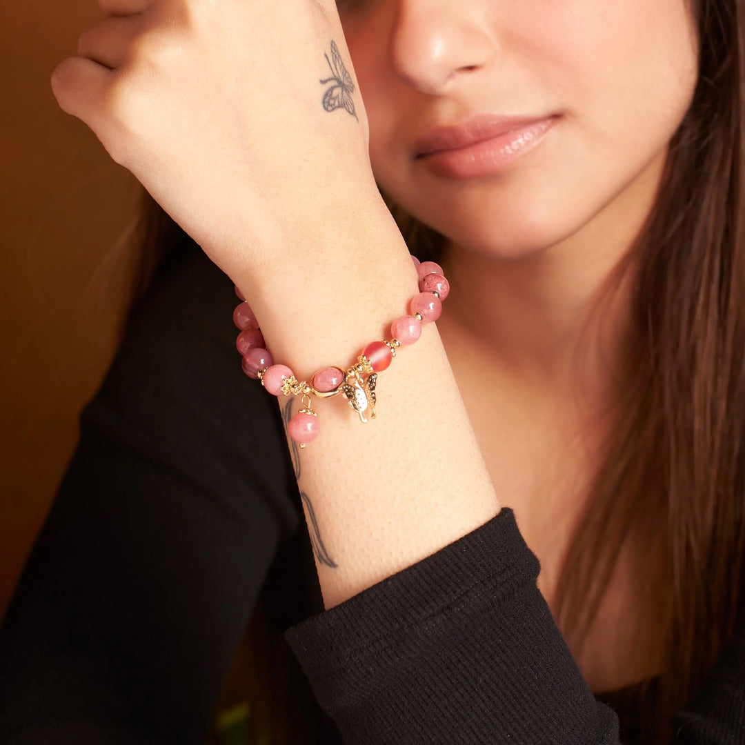 Butterfly Kissed Beaded Band - Salty Accessories
