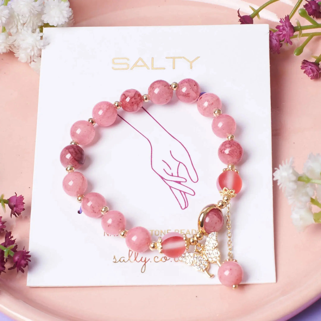 Butterfly Kissed Beaded Band - Salty Accessories