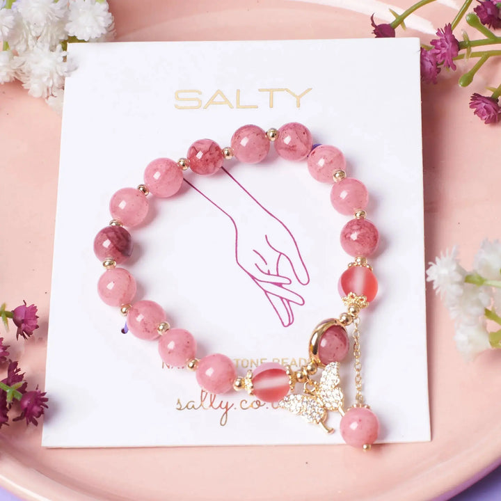 Butterfly Kissed Beaded Band - Salty Accessories