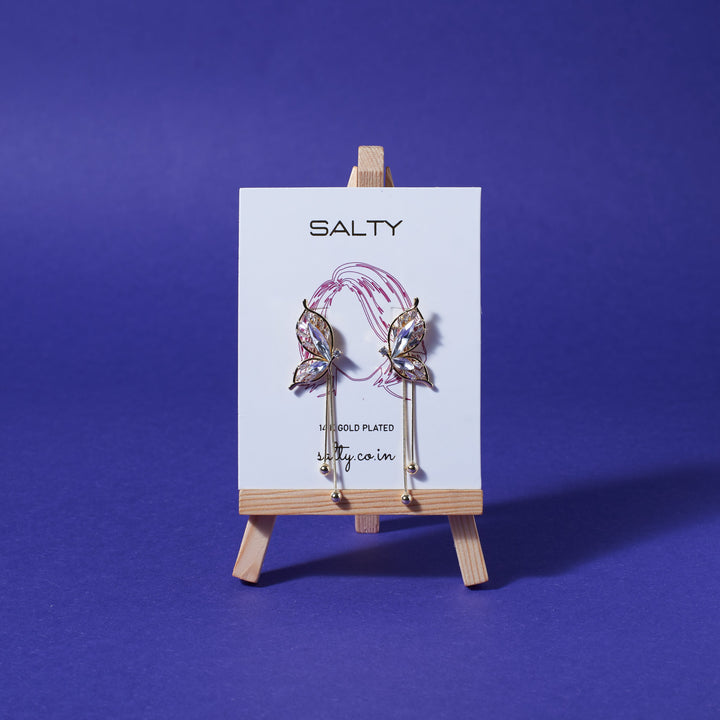 Butterfly Ballet Tassel Earrings - Salty Accessories