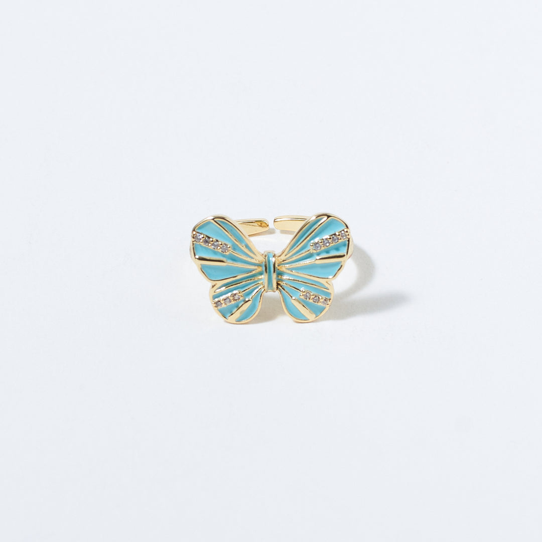 Butterfly Kiss Ring Salty