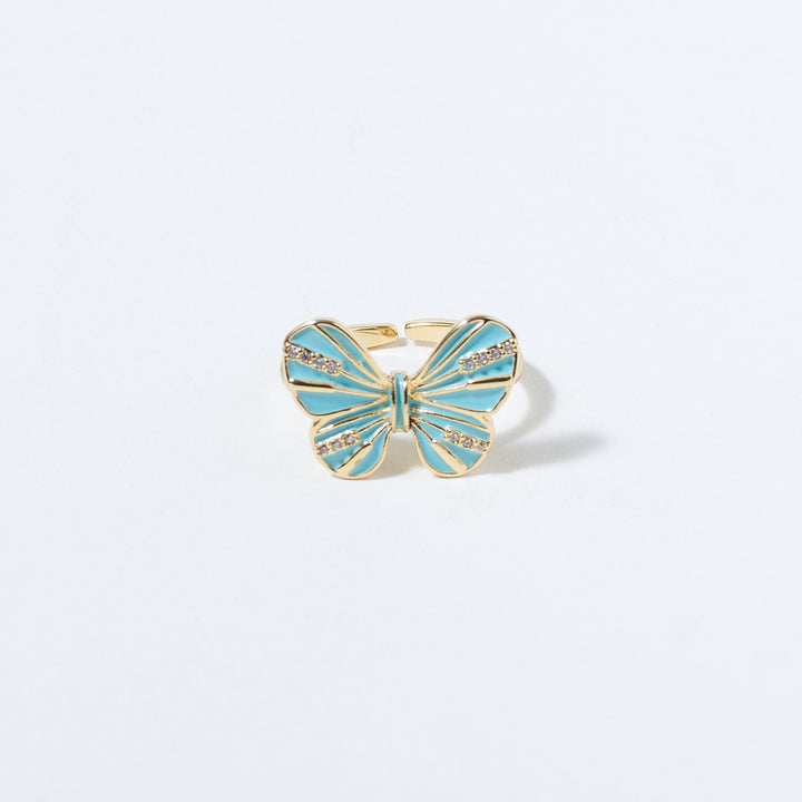 Butterfly Kiss Ring Salty