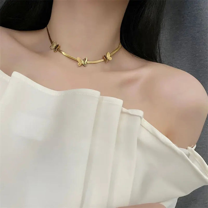 Butterfly's Gaze Choker