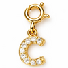 Studded Alphabet Charms