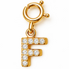 Studded Alphabet Charms