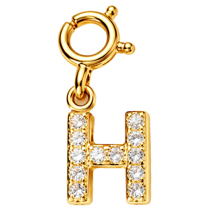 Studded Alphabet Charms