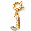 Studded Alphabet Charms