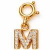 Studded Alphabet Charms