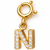 Studded Alphabet Charms