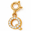 Studded Alphabet Charms