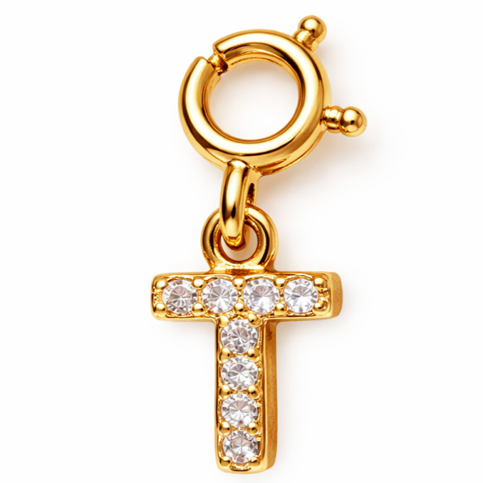 Studded Alphabet Charms