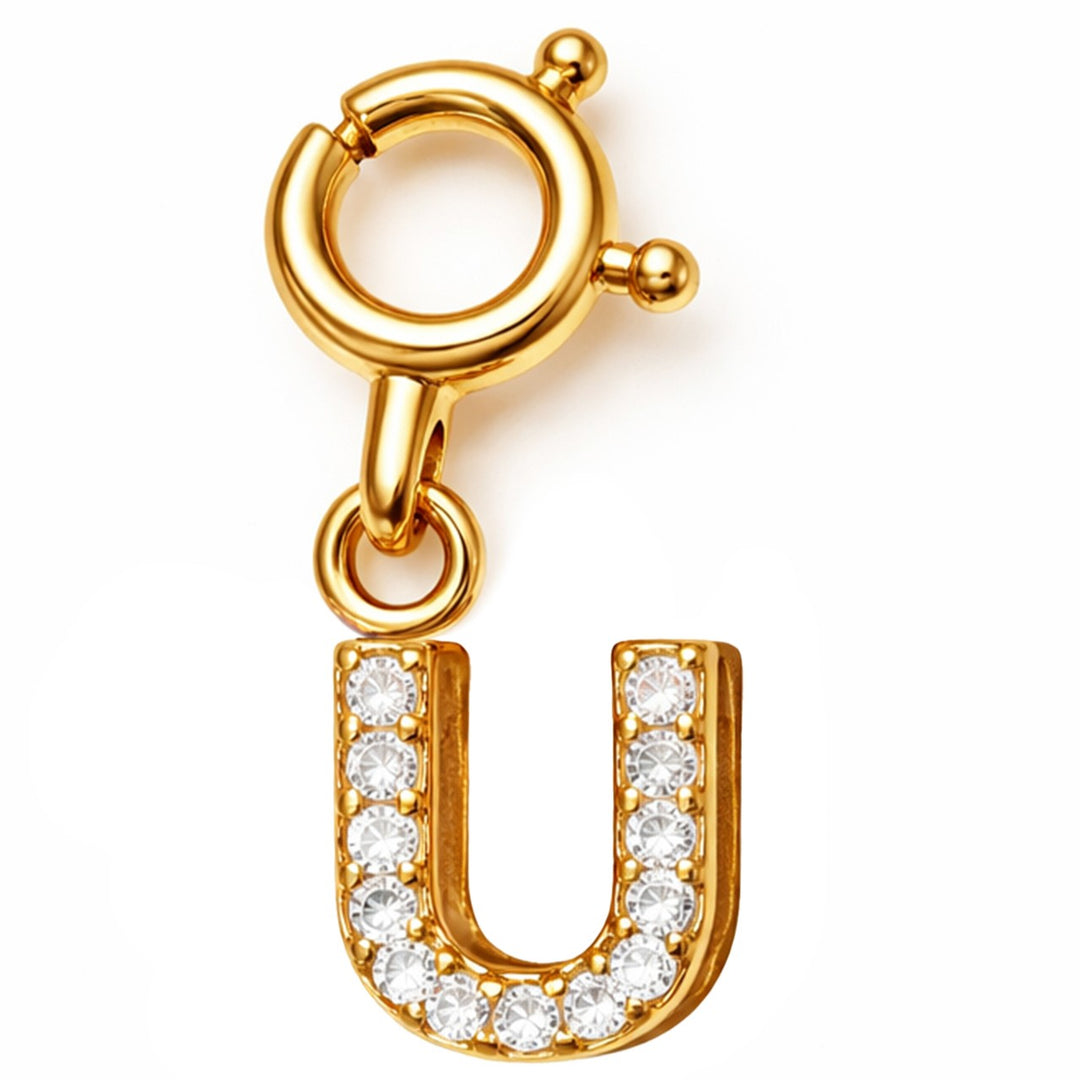 Studded Alphabet Charms