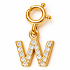 Studded Alphabet Charms