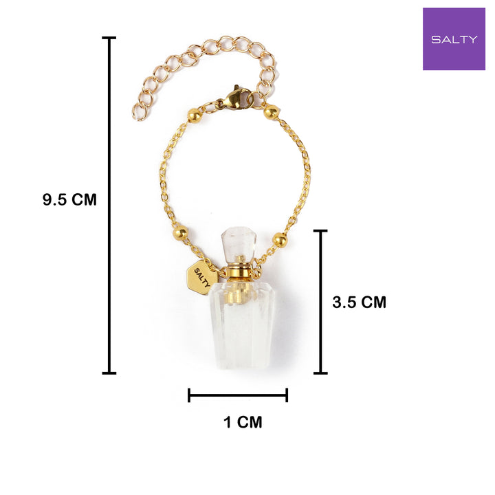 Howlite Perfume Bottle Charm