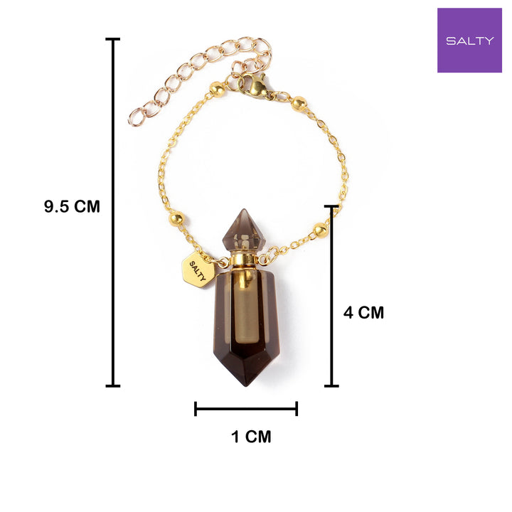 Shungite Perfume Bottle Charm
