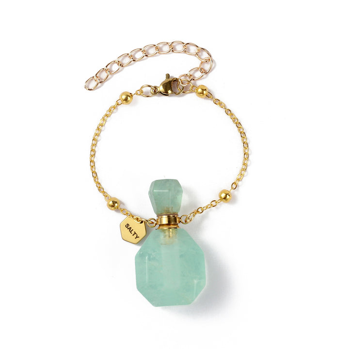 Prasiolite Perfume Bottle Charm