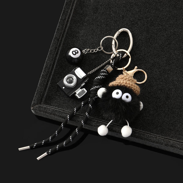 Mini Magic 8-Ball Crochet Beauty Bag Charm