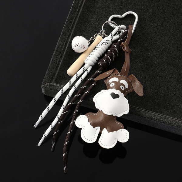 Cute Leather Harajuku Puppy Bag Charm