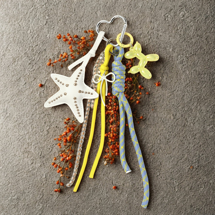 The Multi Starrer Keyring Bag Charm