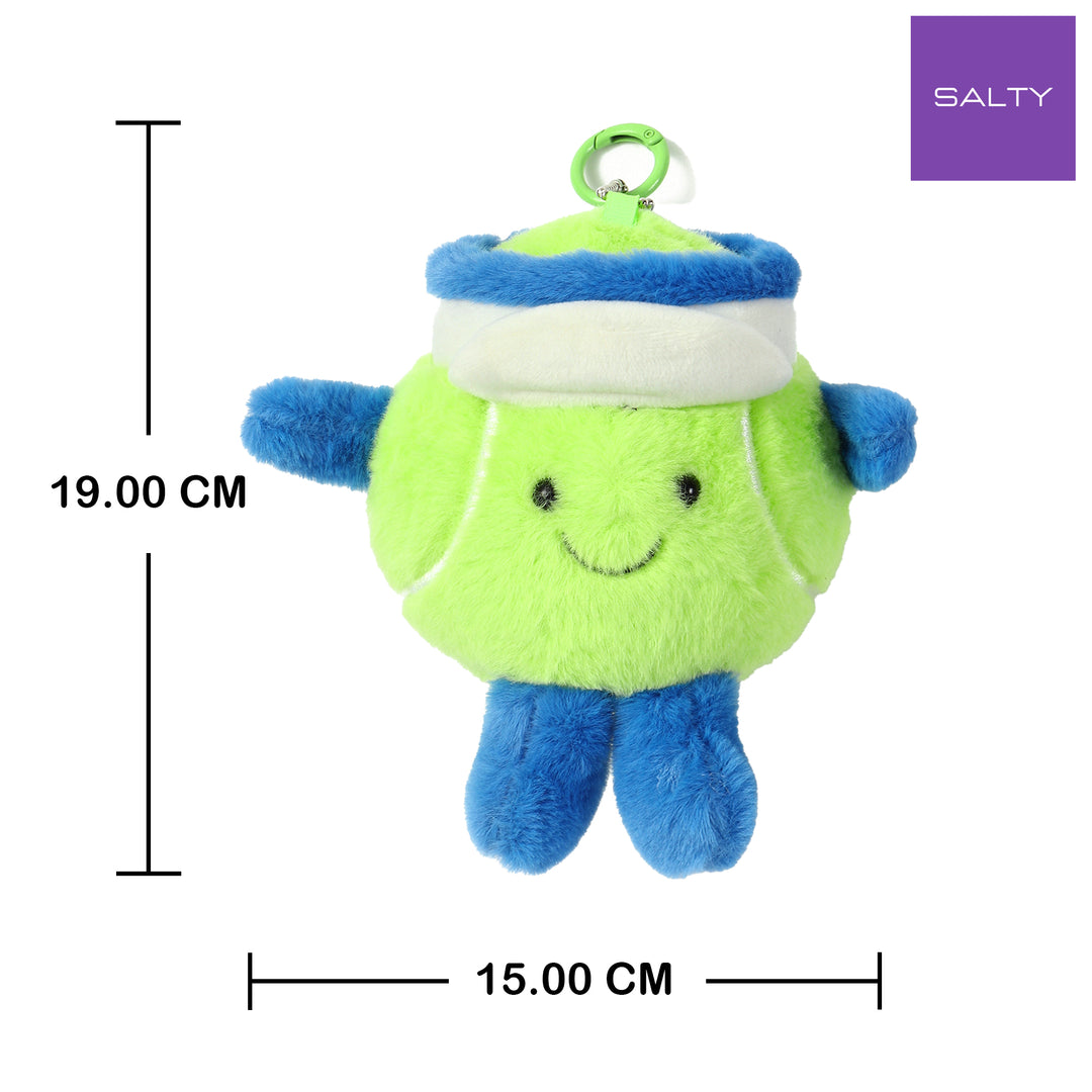 Cute Tennis Plush Smiley Bag Charm