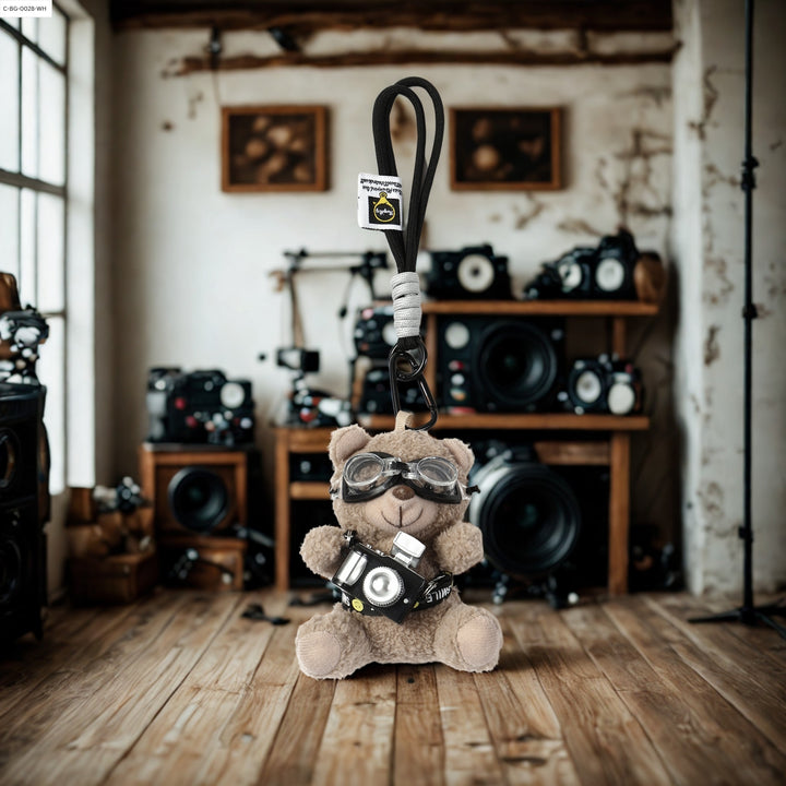 Travel Photographer Teddy Bag Charm