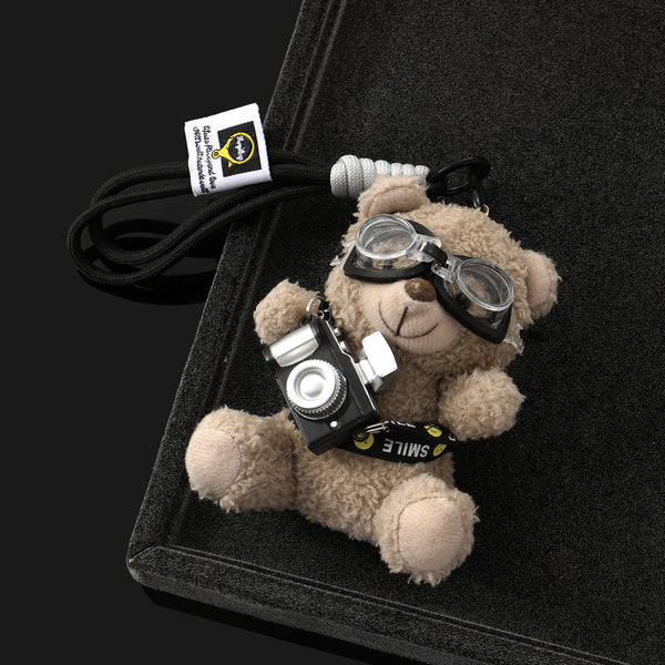 Travel Photographer Teddy Bag Charm