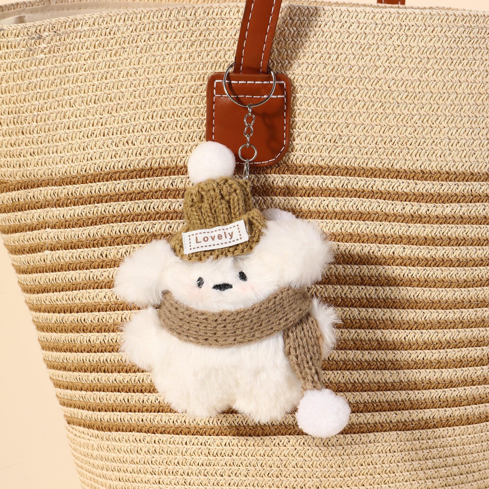 Plush Snowbark Dog Bag Charm | Salty – Salty Accessories