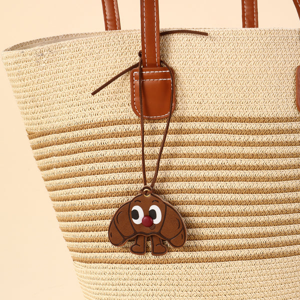 Cute Croissant Bag charm