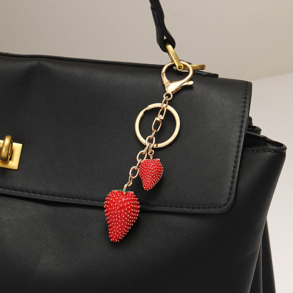 Strawberries Handbag & Purse Charm