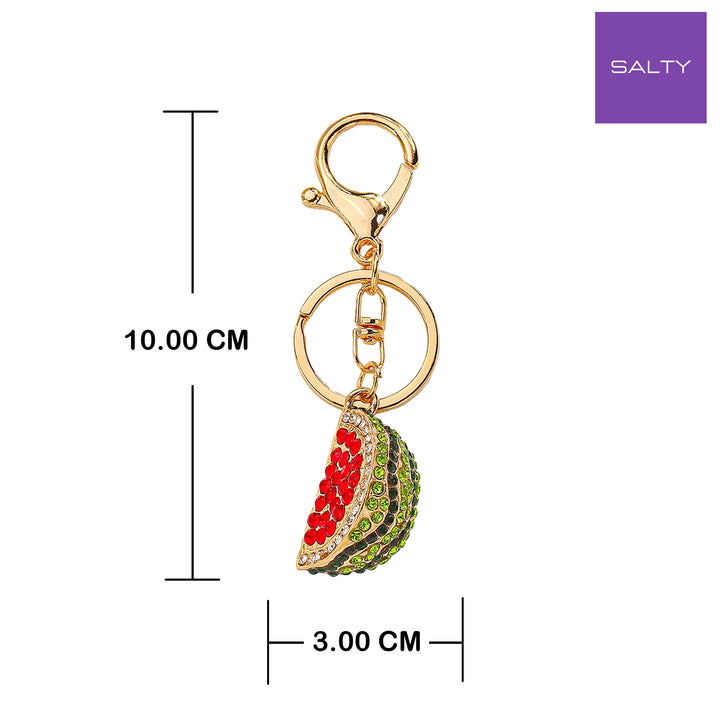 Watermelon Gold Bag Charm