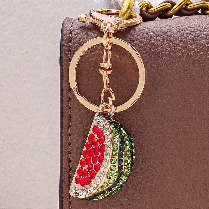 Watermelon Gold Bag Charm