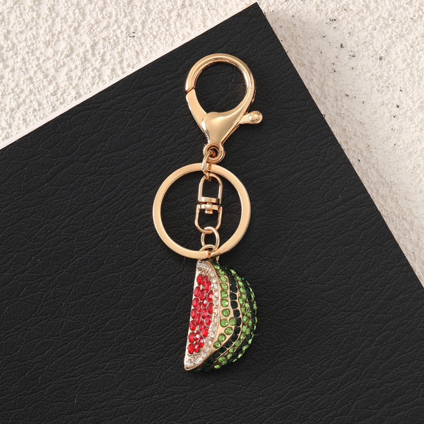 Watermelon Gold Bag Charm
