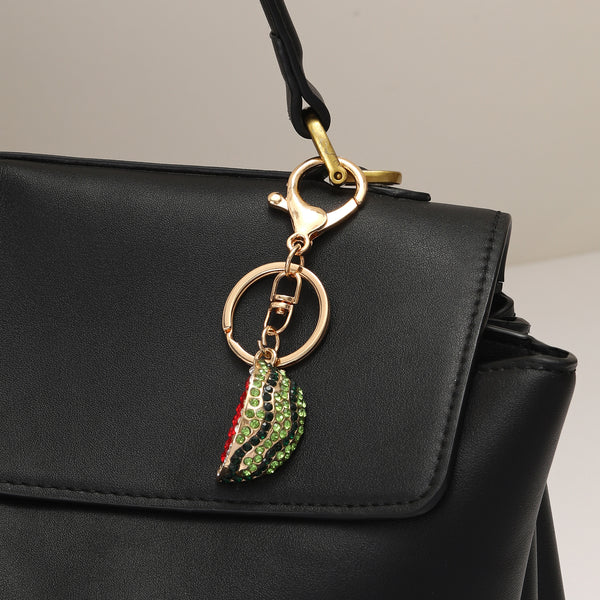 Watermelon Gold Bag Charm