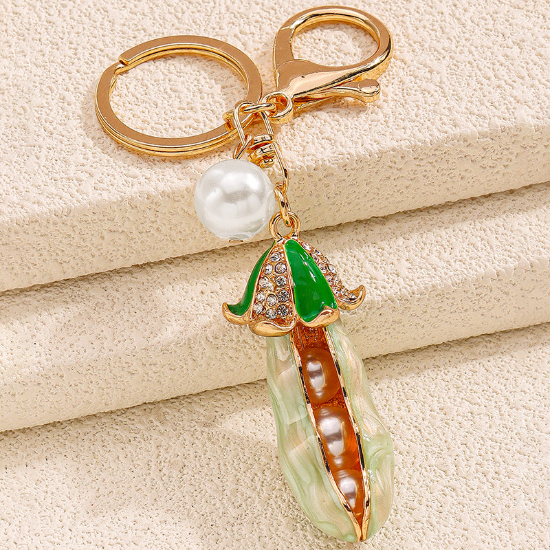 Peas Charm For Bag and Purse - Salty Accessories