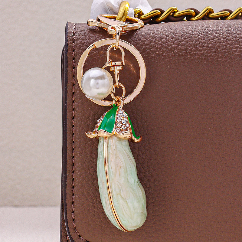 Peas Charm For Bag and Purse - Salty Accessories
