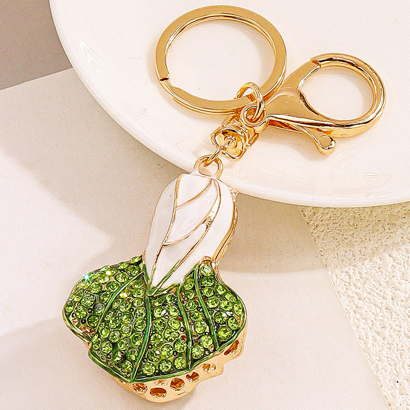 Cabbage Charm For Bag and Purse - Salty Accessories