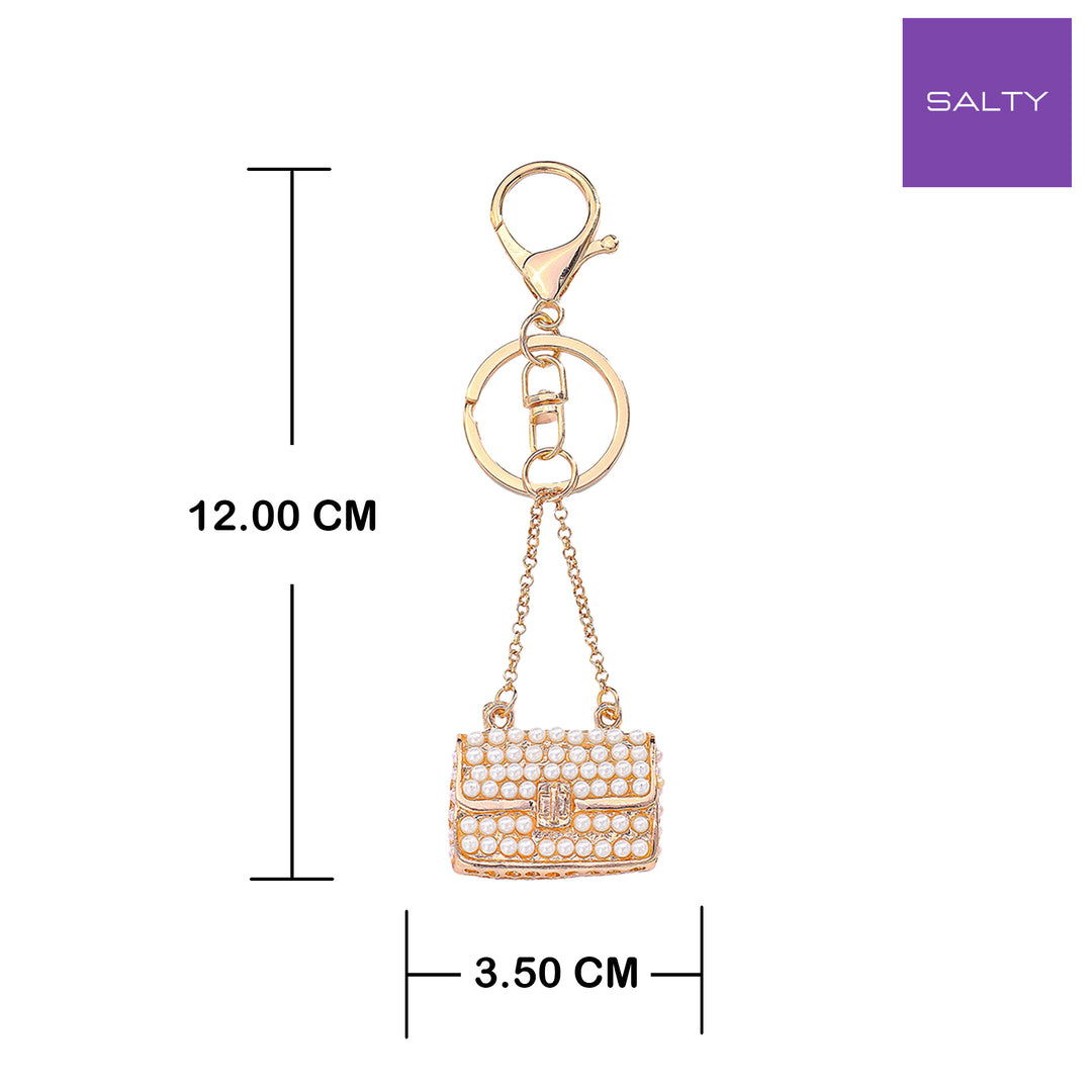 Pearl Clutch Bag Charm