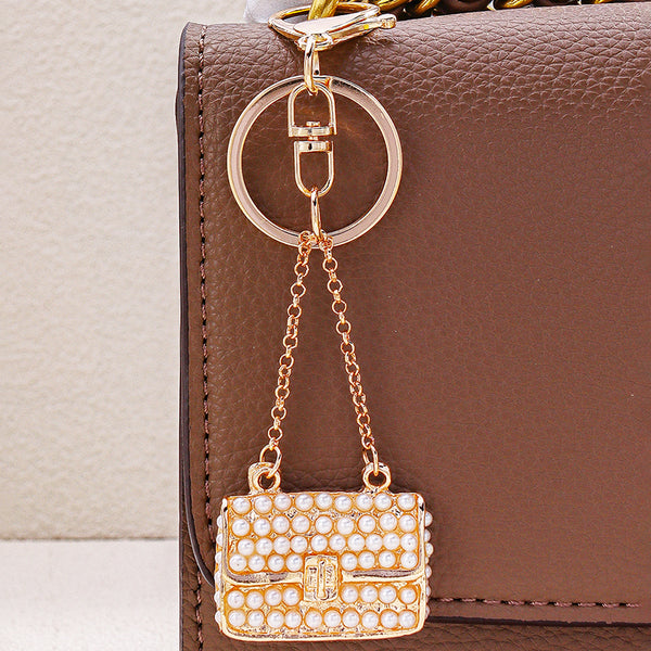 Pearl Clutch Bag Charm