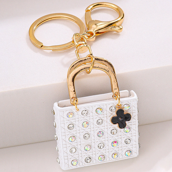 Studded Handbag Themed Bag Charm - Salty Accessories