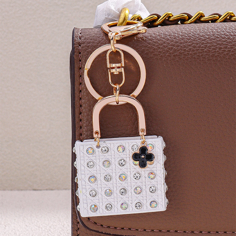 Studded Handbag Themed Bag Charm - Salty Accessories
