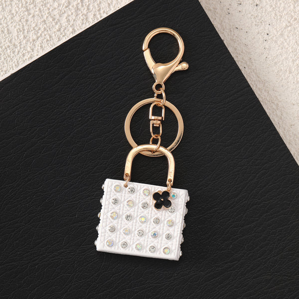 Studded Handbag Themed Bag Charm