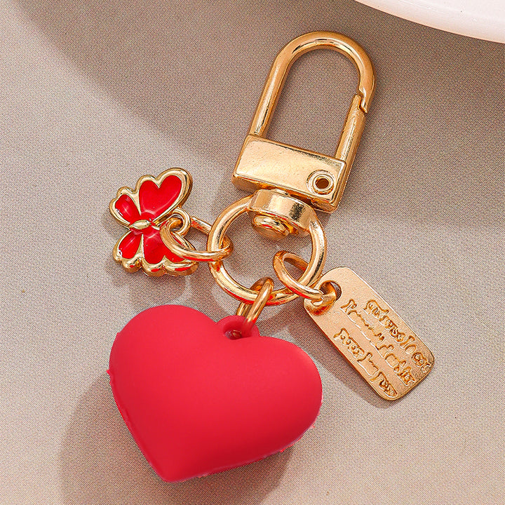 The Red Heart Tote Bag Charm - Salty Accessories