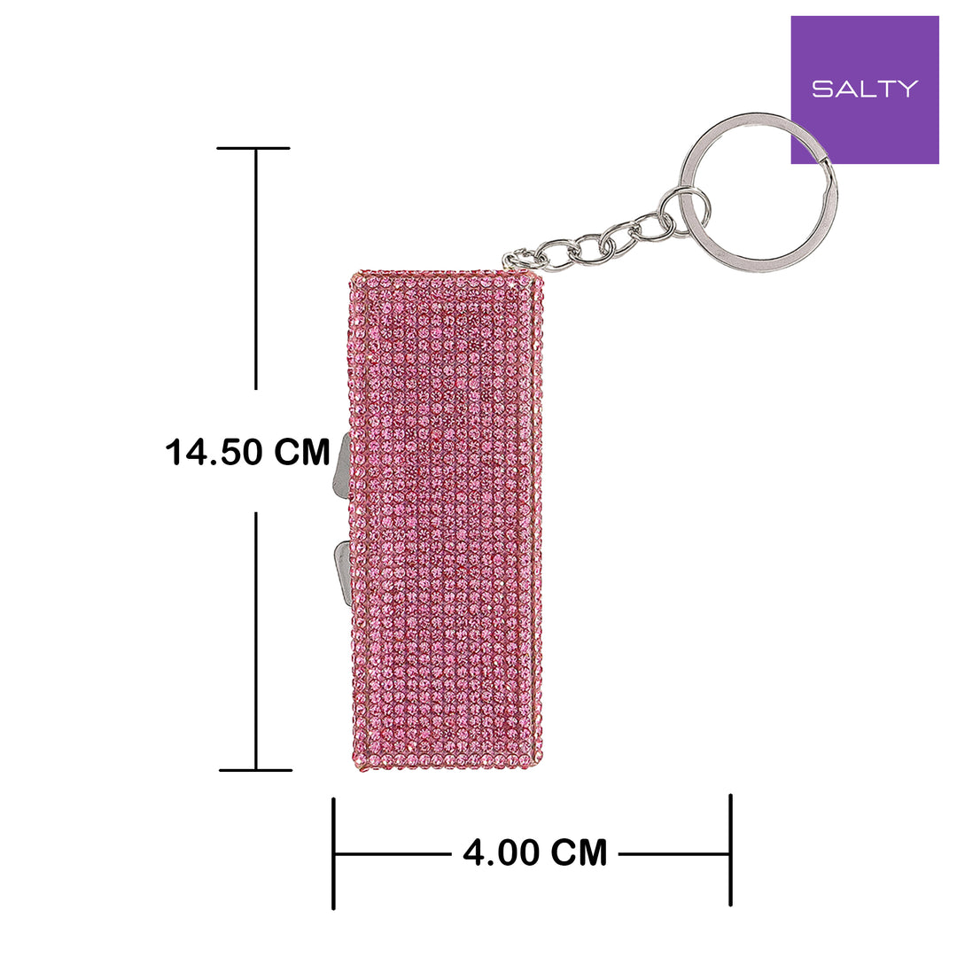 Pink Rhinestone Mini Organiser Bagpack Charm